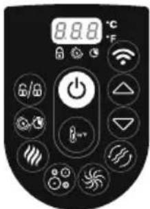 BESTWAY LayZSpa 60165 - PANEL DE CONTROL - 1