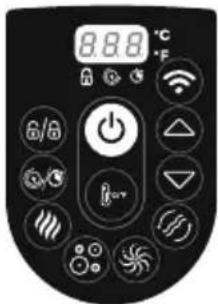 BESTWAY LayZSpa 60165 - KONTROLLPANEL - 1