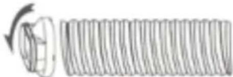 Moa A011D2G - Fixation du TUYAU - 1