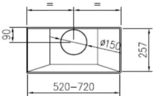 EICO Ceiling Stripe R 90 W - CEILING PANLE 124 18Kg - 84
