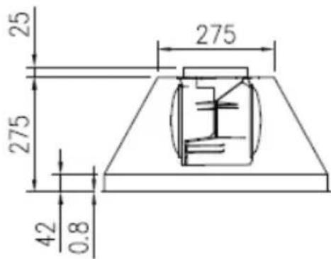 EICO Ceiling Stripe R 90 W - CEILING PANLE 124 18Kg - 81