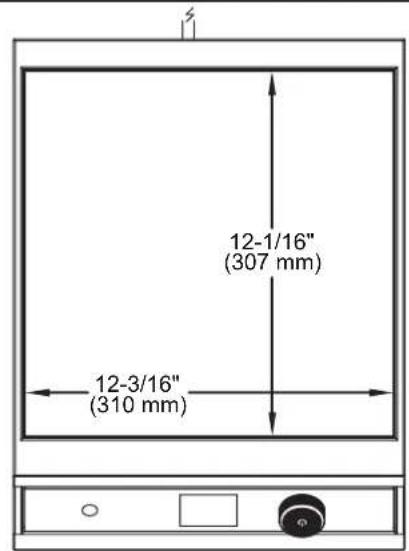 Hatco Rapide Cuisine IRNGHC118 - Dimensions - 3