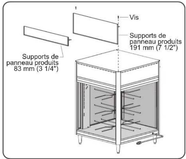 Hatco FlavRSavor FSDT1 - Supports de panneau produits - 1