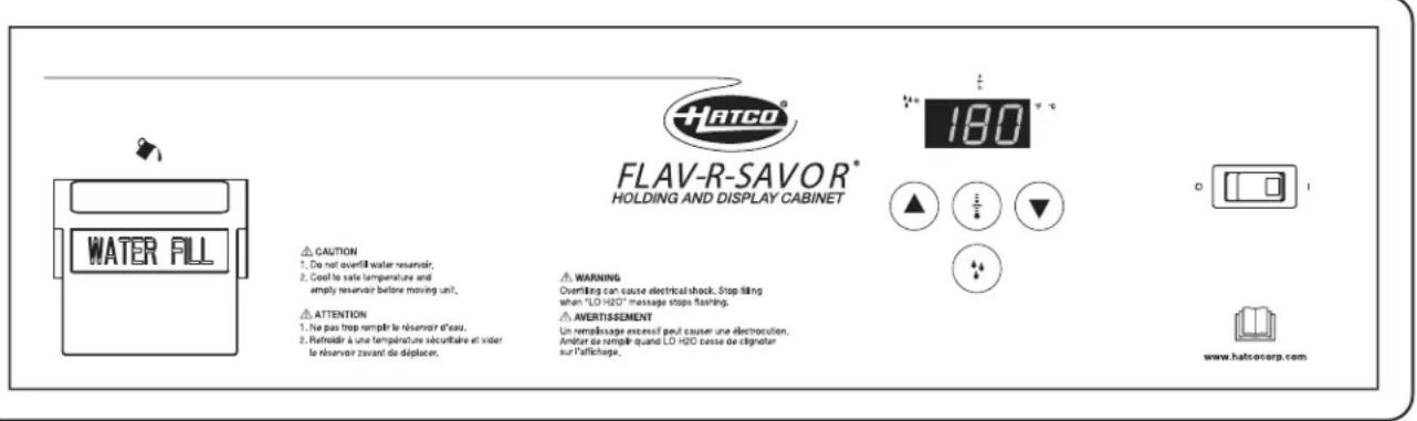Hatco FlavRSavor FSDT1 - Setting the Air Temperature - 1