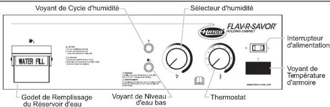 Hatco FlavRSavor FSDT1 - Panneau du thermostat mécanique - 1