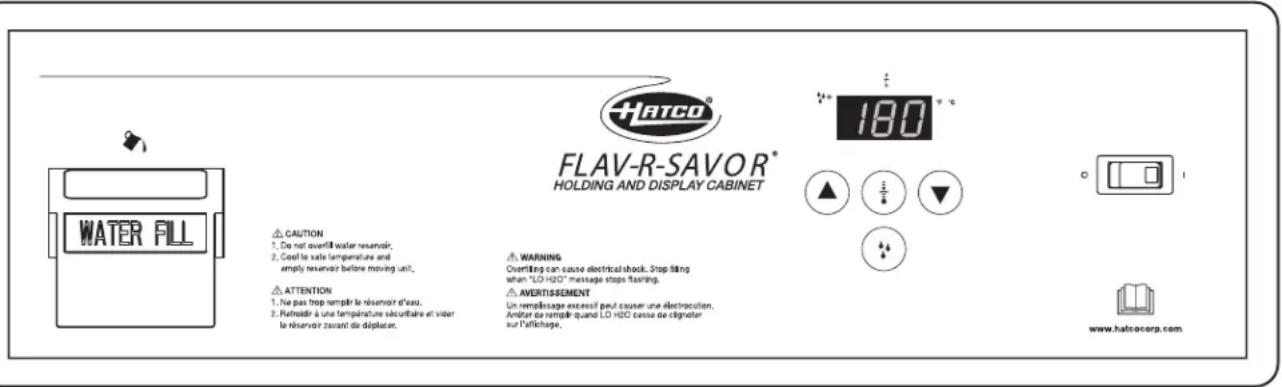 Hatco FlavRSavor FSD1 - Setting the Air Temperature - 1