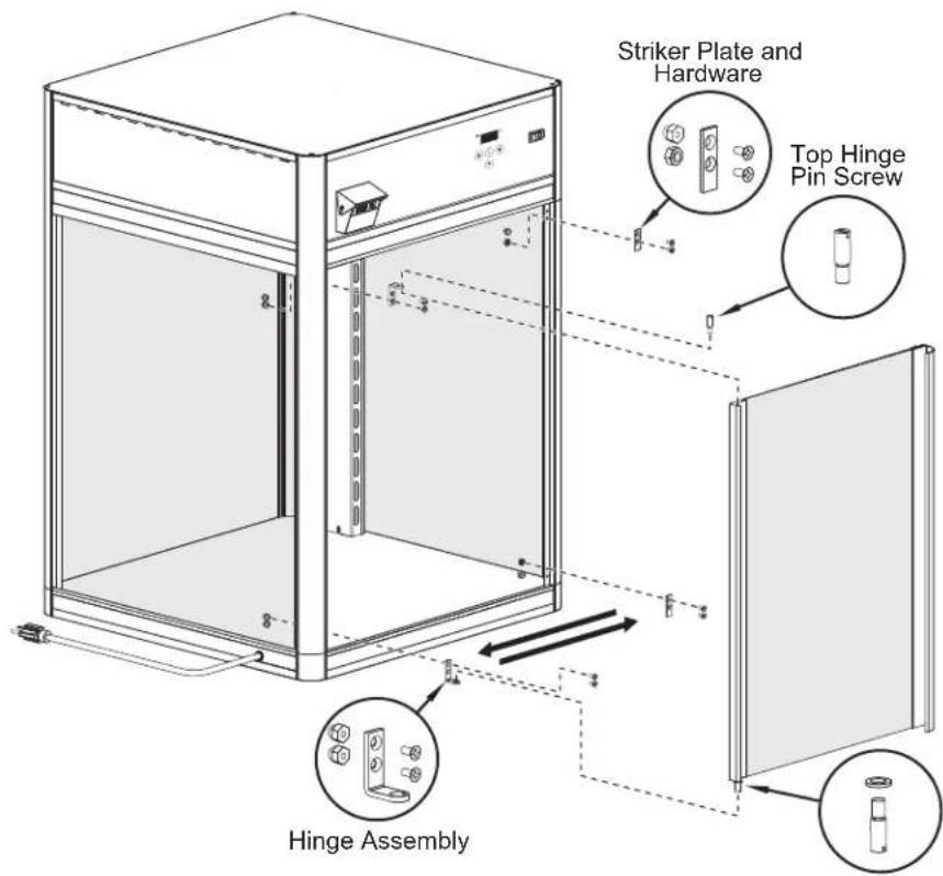 Hatco FlavRSavor FSD1 - Reversing the Access Door - 1