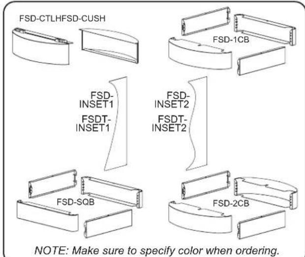 Hatco FlavRSavor FSD1 - Base Skirt Kits (requires 4^ [102 mm] legs, not included) - 1