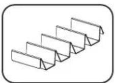 Hatco MPWS36 - Four Pleat Fry Box Ribbon (FHS4BOX) - 1