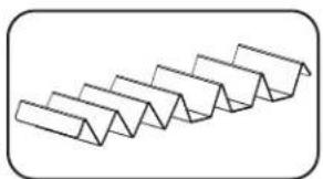 Hatco MPWS36 - Six Pleat Bag/Box Ribbon (FHS6BB) - 1