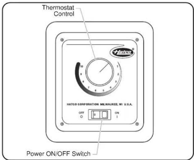Hatco GloRay GRSS3018 - Adjusting the Thermostat Control Enclosure - 1
