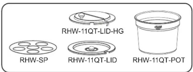 Hatco RHW2 - Options et accessoires - 1