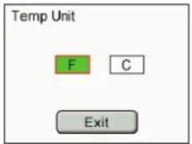 Hatco Rapide Cuisine IRNGPC2S29 - Changing Between Fahrenheit and Celsius - 2