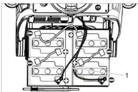 Kärcher B 95 RS Bp - Colocar las baterías y cerrar - 2