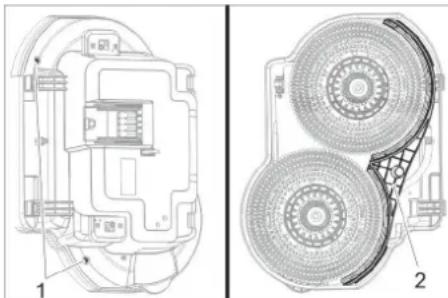 Kärcher B 95 RS Bp - Akude mahamonteerimine - 1