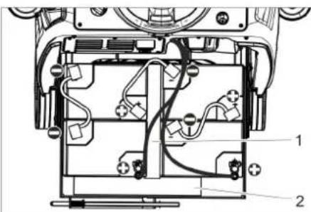 Kärcher B 95 RS Bp - Поставете акумулаторите и го подвържете - 3