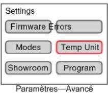 Hatco Rapide Cuisine IRNGPC114 - Passer des degrés fahrenheit aux degrés celsius et inversement - 1