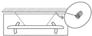 SAMSUNG UE40M5000AU - Preventing the TV from falling - 2