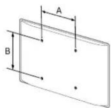 SAMSUNG UE40M5000AU - Mounting the TV on a wall - 3