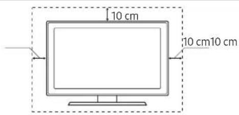SAMSUNG UE40M5000AU - Providing proper ventilation for your TV - 1