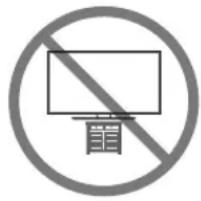 SAMSUNG UE40M5000AU - Precauciones de seguridad: Sujeción del televisor a la pared para evitar que se caiga - 1