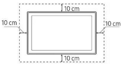 SAMSUNG UE40M5000AU - TV'nizi yeterince havalandırma - 2