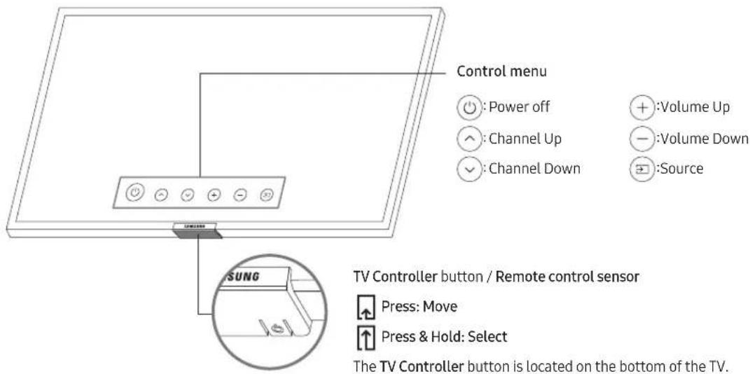 SAMSUNG UE43TU8506U - Using the TV Controller - 1