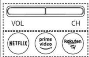 VOL CH NETFLIX prime video Rakuten TV