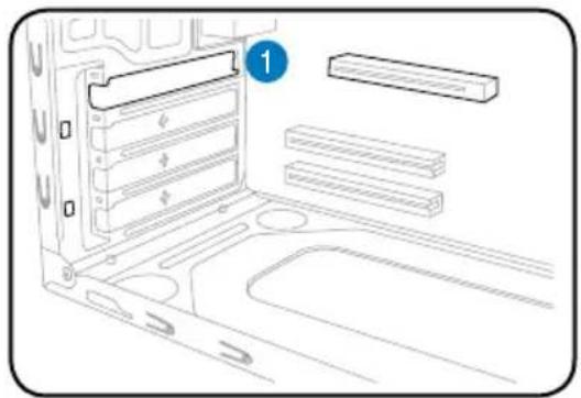 ASUS V2M3N8200 - Installazione della scheda di espansione - 1