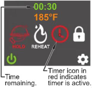 Hatco SW27QT - Setting a Timer - 3