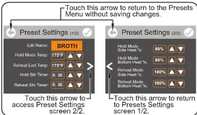 Hatco SW27QT - Modifying a Product Preset - 3