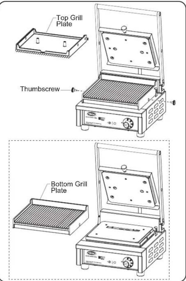 Hatco MCG14G - BURN HAZARD: Allow unit to cool before performing any cleaning, adjustments, or maintenance. - 4