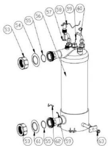 ASTRALPOOL APH3 Inverboost - Schéma éclaté et entretien - 3