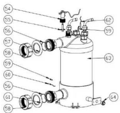 ASTRALPOOL APH3 Inverboost - Schéma éclaté - 3