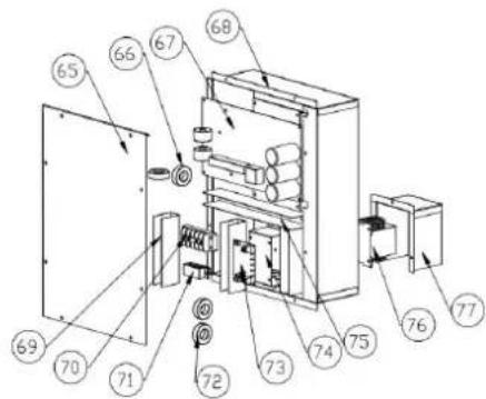 ASTRALPOOL APH3 Inverboost - 1Explosionszeichnung Modell:68837/68838 - 4
