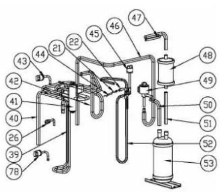 ASTRALPOOL APH3 Inverboost - Opengeklapt diagram - 2