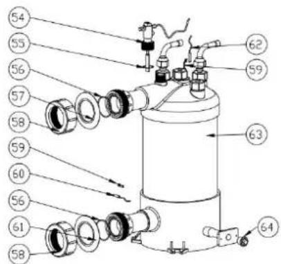 ASTRALPOOL APH3 Inverboost - Diagrama de despiece. - 3