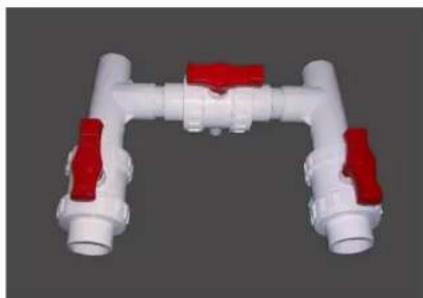 ASTRALPOOL APH3 Inverboost - Kit By-Pass - 1