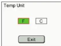 Hatco Rapide Cuisine IRNGPC2S24IA - Changing Between Fahrenheit and Celsius - 2