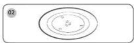 SAMSUNG MG23K3585AS - Accessoires - 2