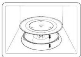 SAMSUNG MG23K3585AS - Turntable - 1