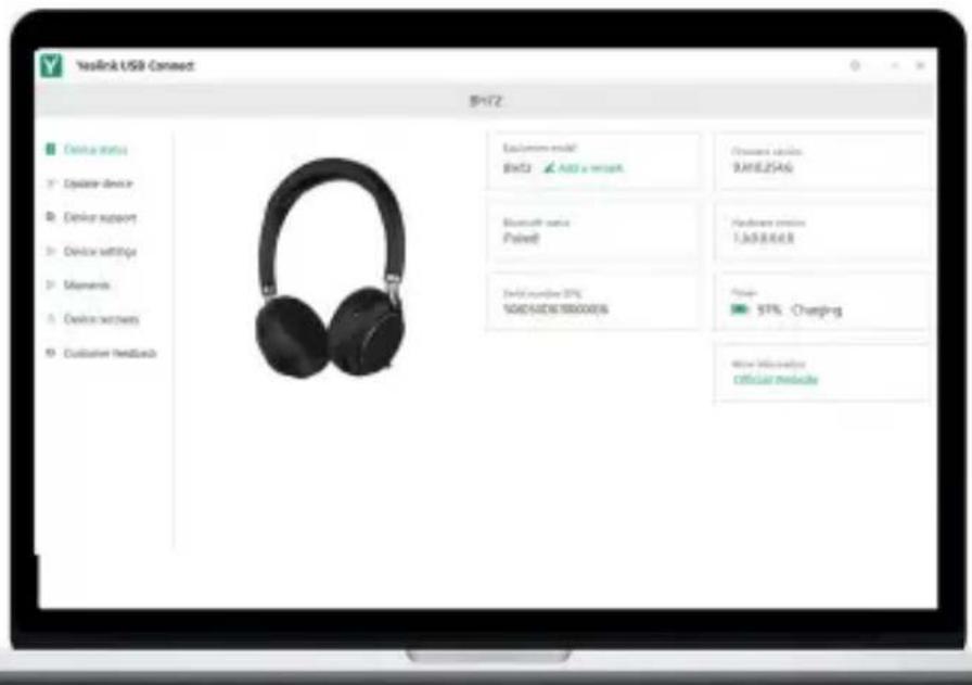 Yealink BH76 - Gestion du logiciel - 1