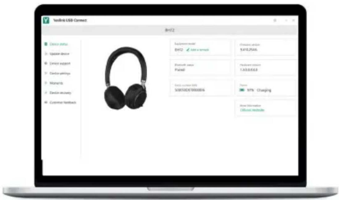 YesLink USB Connect BY472 Device status Update device Device support Device shipments Monoids Device security Customs feedback Uplink user model BY472 Update version 5.610.25466 Bluetooth screens Placed Product version 1.3/0.8/66.0 Earth screen 900 500/800/800/800 Name SPX Changing New Information Difficult remote