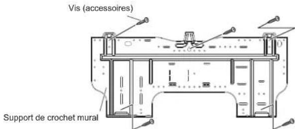 Vis (accessoires) Support de crochet mural