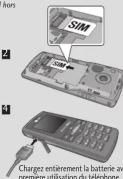 LG GB110 - Installation de la carte SIM - 1