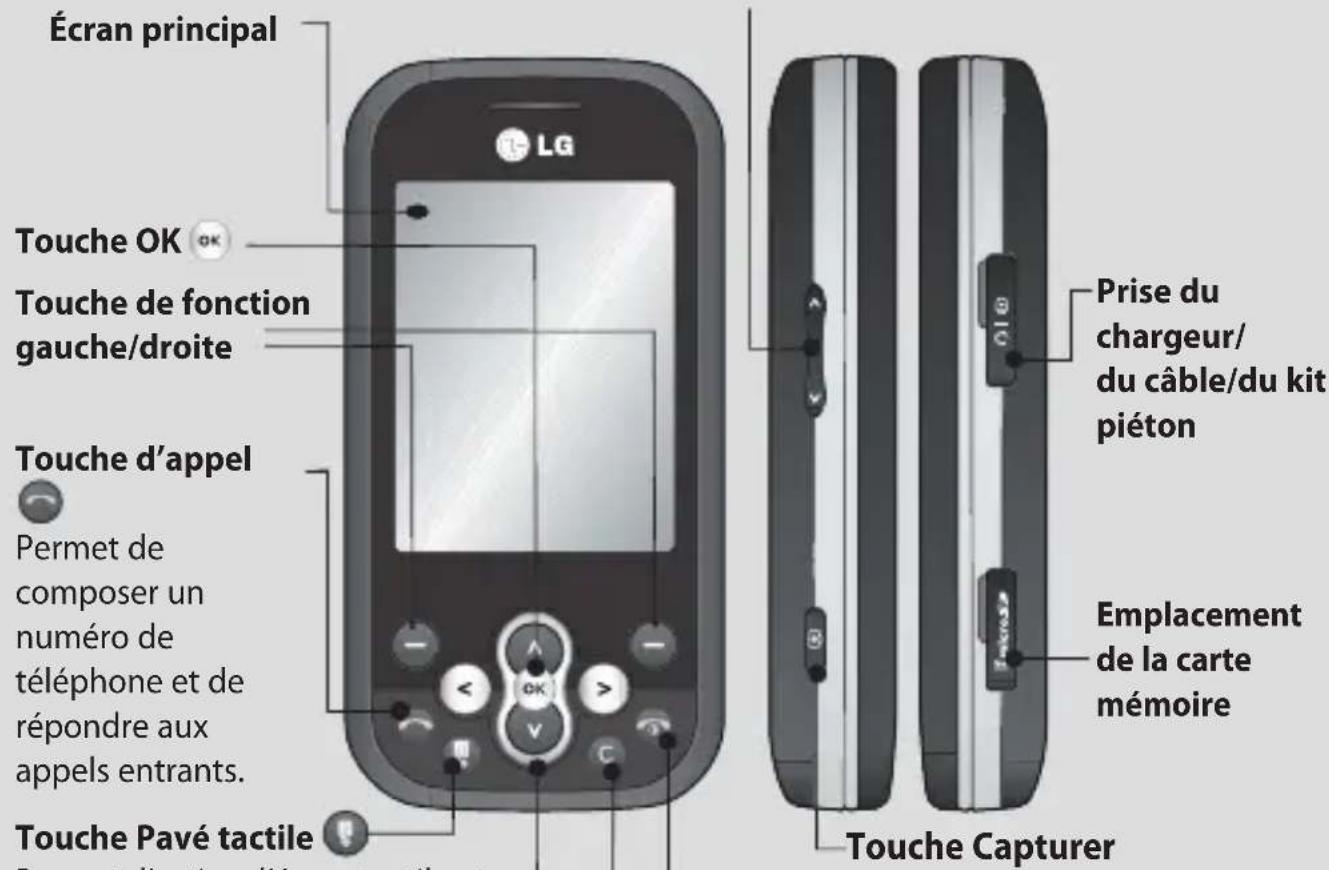 LG GT360 - Touche de volume - 1