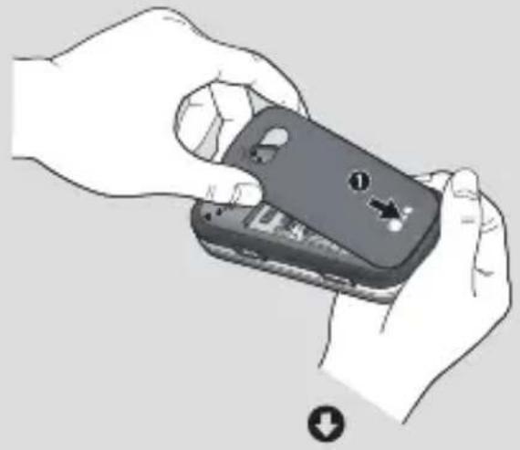 LG GT360 - Replace the battery cover - 1