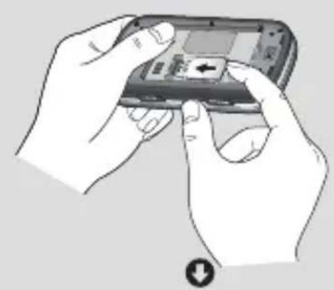 LG GT360 - Install the battery - 1