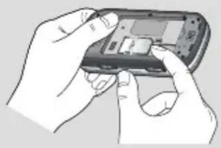 LG GT360 - Install the battery - 3