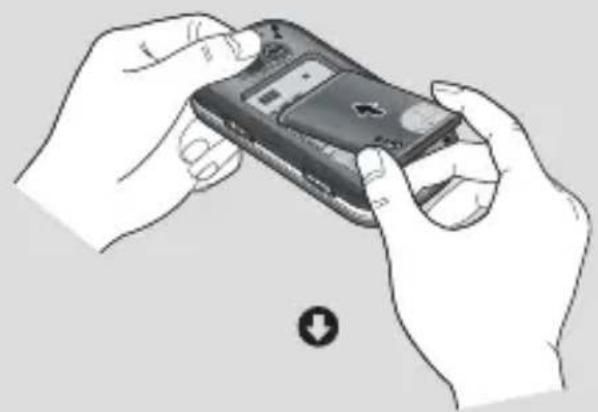 LG GT360 - Install the battery - 2